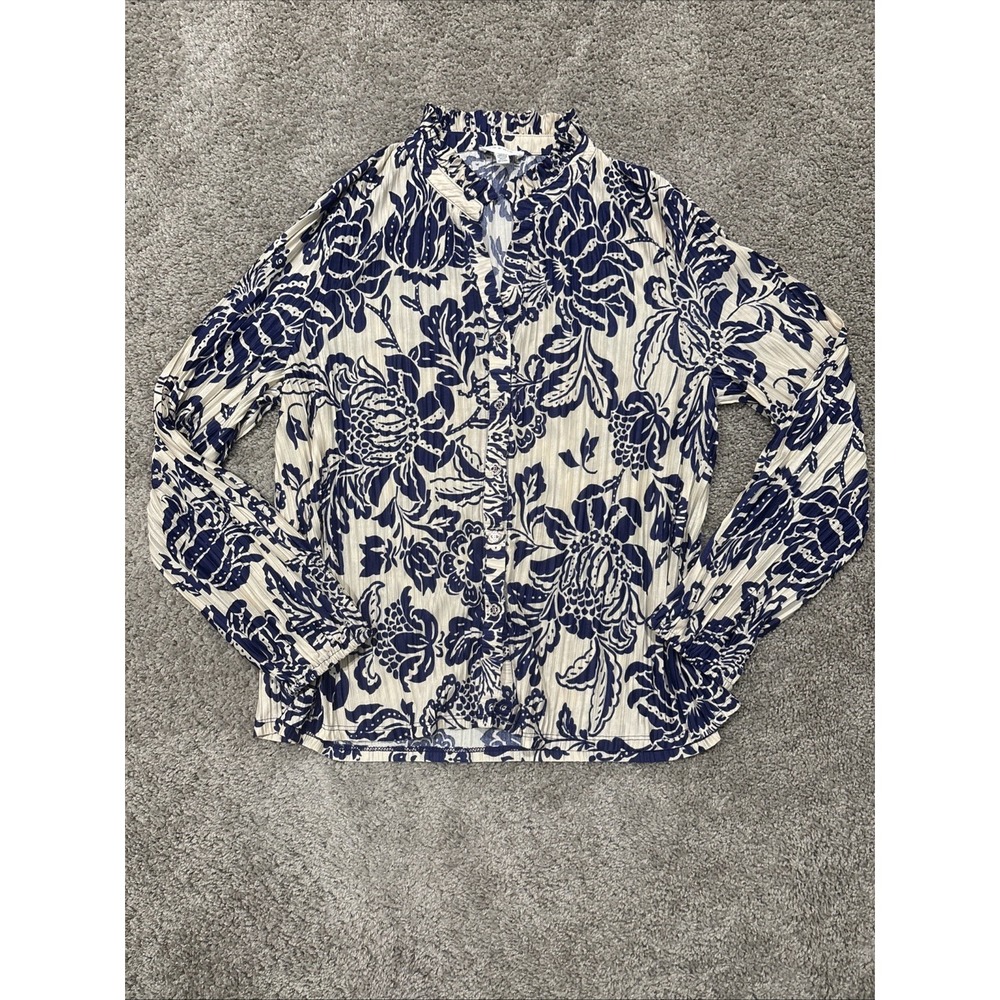 Rio &‎ Rian Women's Floral Print Long Sleeve XL
